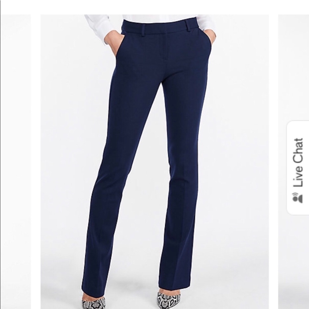 ✨ Express Barely Boot Columnist Pant In Navy ✨